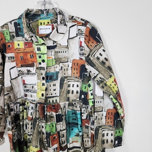 Wolf and Rita houses dress, size 4 - Picture 2 of 4